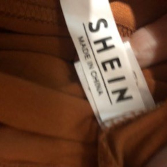 SHEIN Retro Cruisin Rust Color Short Sleeve Top - Picture 5 of 7